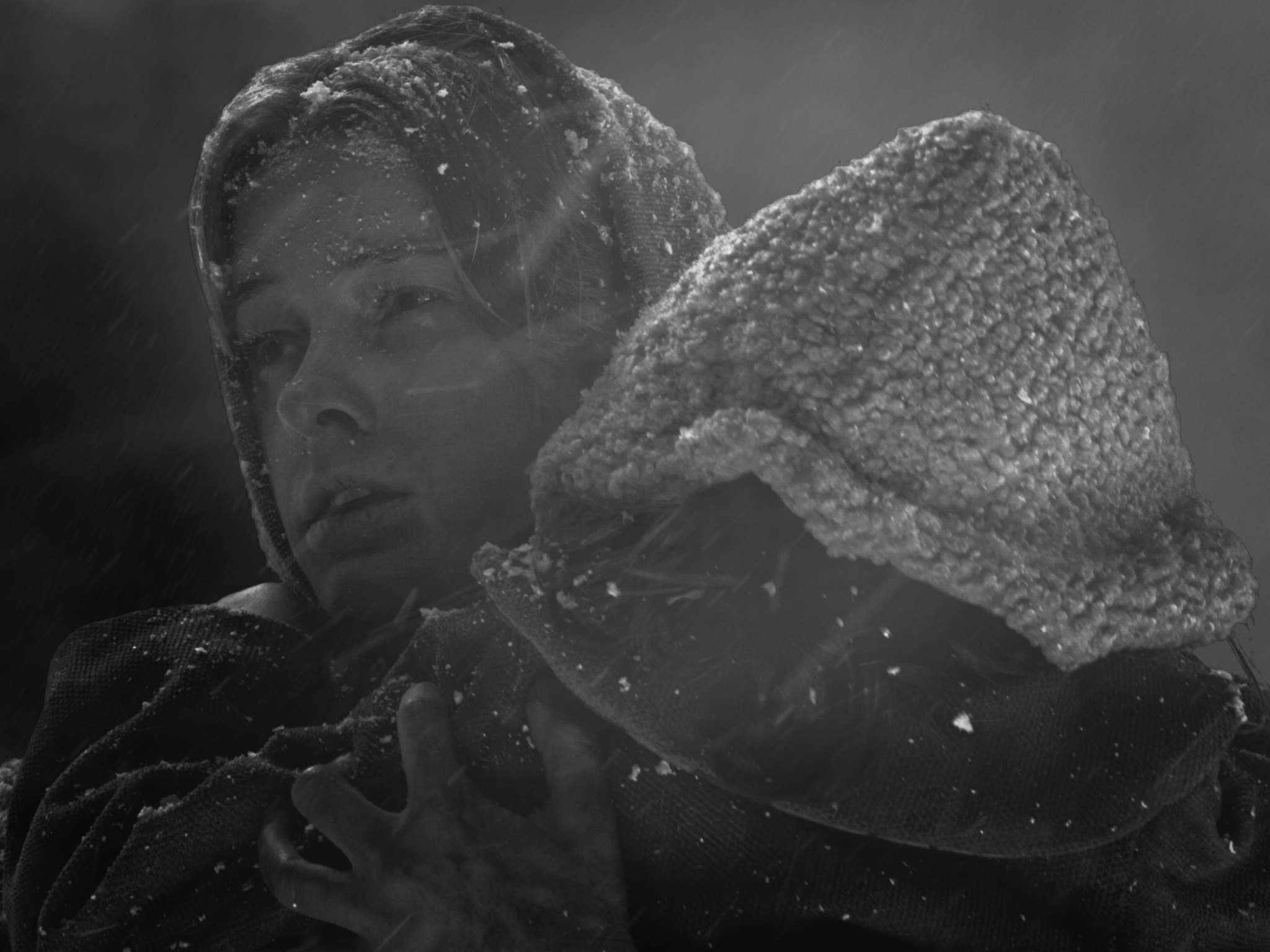 There Are No Children still, snow and protection